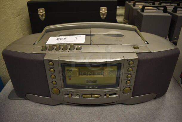 Fisher Cassette CD Player. 18.5x9.5x6. (Midtown 2: Room 105)