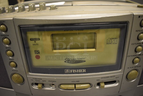Fisher Cassette CD Player. 18.5x9.5x6. (Midtown 2: Room 105) - Image 2 of 4