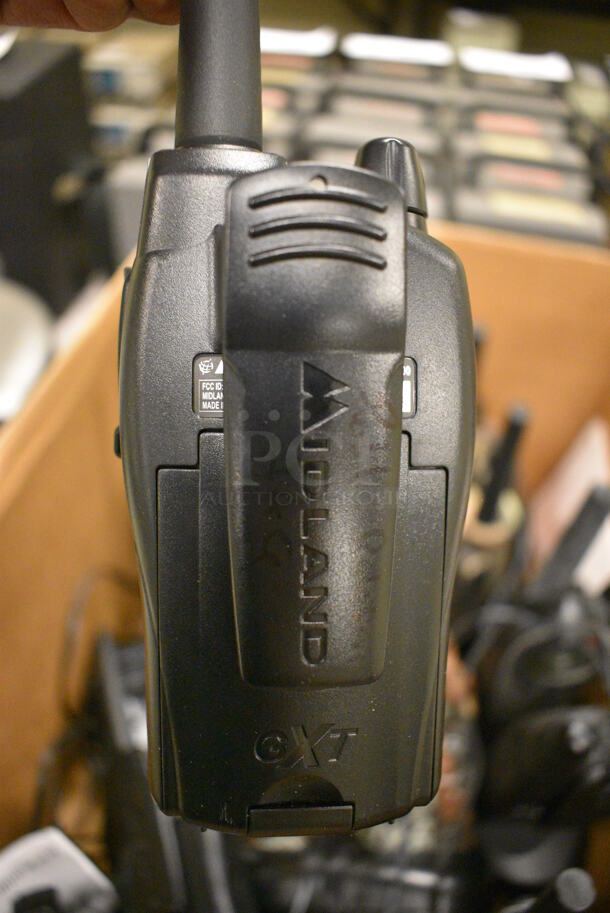 ALL ONE MONEY! Lot of 6 Sets of Midland Walkie Talkies on Charging Bases. 5.5x3x9. (Midtown 2: Room 105) - Image 6 of 7