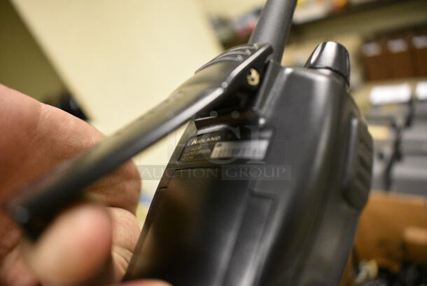 ALL ONE MONEY! Lot of 6 Sets of Midland Walkie Talkies on Charging Bases. 5.5x3x9. (Midtown 2: Room 105) - Image 7 of 7