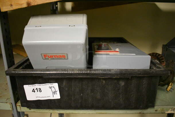 ALL ONE MONEY! Lot of Various Gray Metal Control Panels! Includes 6x4.5x10. (Midtown 2: Room 130)