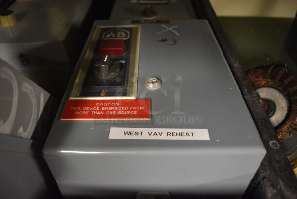 ALL ONE MONEY! Lot of Various Gray Metal Control Panels! Includes 6x4.5x10. (Midtown 2: Room 130) - Image 3 of 5