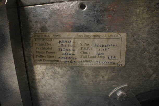 Petra Model PAH16 Metal Blower. 17x23x17. (Midtown 2: Room 130) - Image 5 of 5