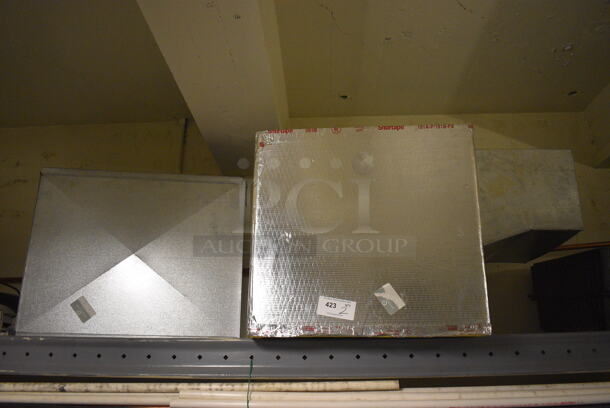 ALL ONE MONEY! Lot of 2 Metal Boxes for Ventilation. 26x40x26, 24x22x28. (Midtown 2: Room 130) - Image 1 of 4