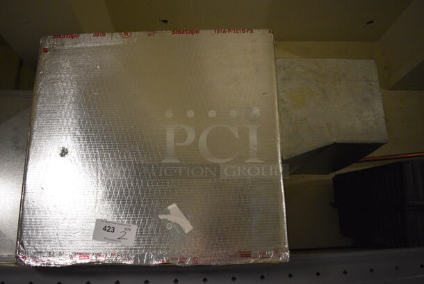 ALL ONE MONEY! Lot of 2 Metal Boxes for Ventilation. 26x40x26, 24x22x28. (Midtown 2: Room 130) - Image 2 of 4