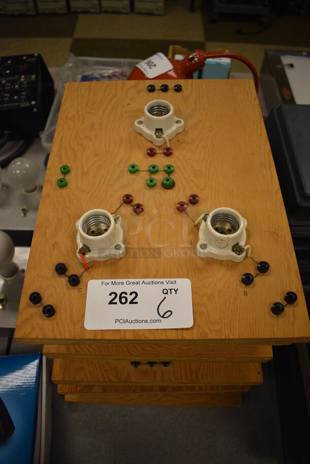 6 Wooden Light Boards. 11x15x3. 6 Times Your Bid! (Midtown 2: Room 105) - Image 1 of 5