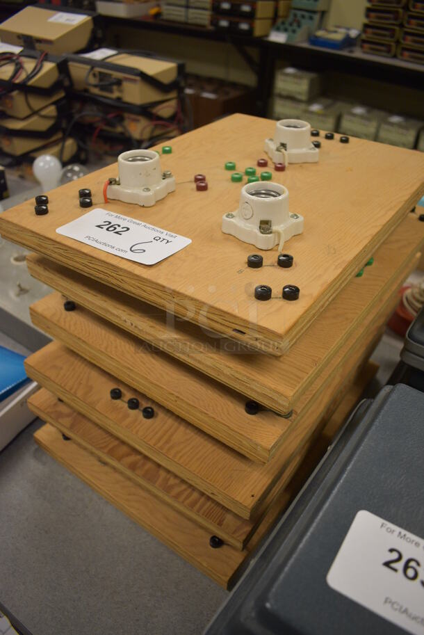 6 Wooden Light Boards. 11x15x3. 6 Times Your Bid! (Midtown 2: Room 105) - Image 3 of 5