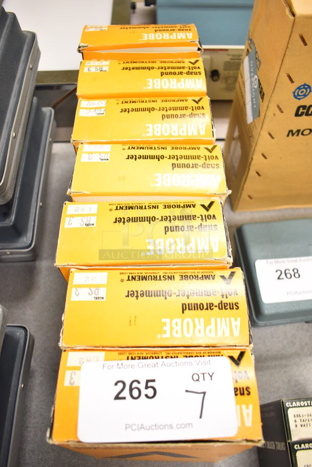 7 Amprobe Snap-around Volt-ammeter-ohmmeter Testing Instruments. 4x2x7.5. 7 Times Your Bid! (Midtown 2: Room 105) - Image 3 of 4