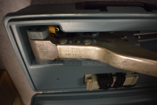 AMP 244271-1 Metal Tool in Hard Blue Case. 9.5x5x3.5. (Midtown 2: Room 105) - Image 3 of 6