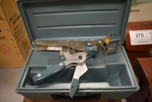 AMP 244271-1 Metal Tool in Hard Blue Case. 9.5x5x3.5. (Midtown 2: Room 105) - Image 5 of 6