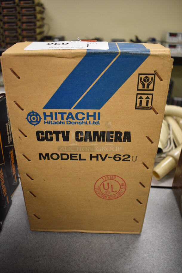 BRAND NEW IN BOX! Hitachi Model HV-62 CCTV Camera. (Midtown 2: Room 105)