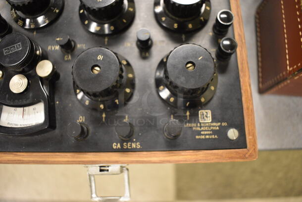 Leeds & Northrup Test Set Board in Wood Pattern Case. 9x7.5x6. (Midtown 2: Room 105) - Image 6 of 7