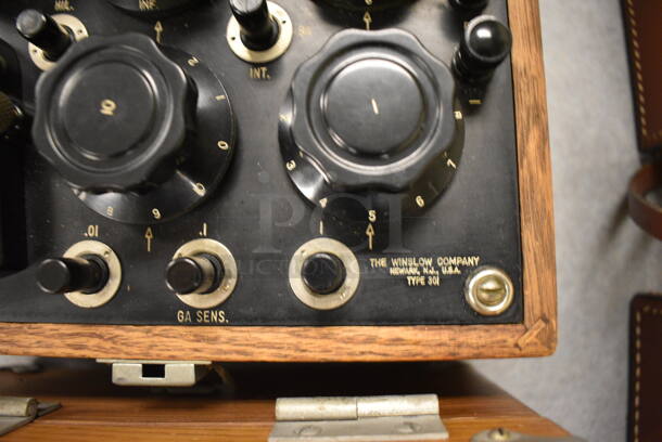 The Winslow Company 301 Test Set Board in Wood Pattern Case. 9x7.5x6. (Midtown 2: Room 105) - Image 4 of 5