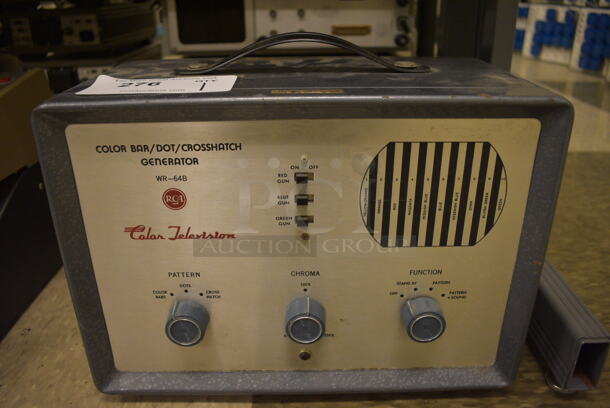 RCA Model WR-64B Color Television Color Bar / Dot / Crosshatch Generator. 14x7x10. (Midtown 2: Room 105)
