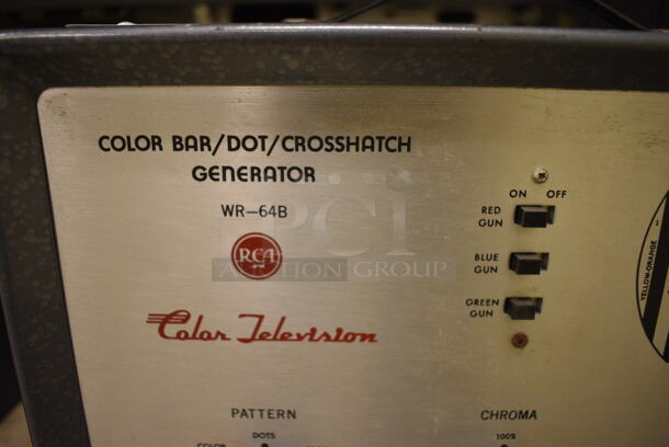 RCA Model WR-64B Color Television Color Bar / Dot / Crosshatch Generator. 14x7x10. (Midtown 2: Room 105) - Image 2 of 5