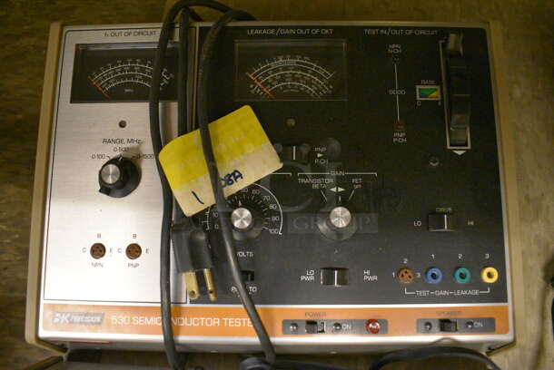 2 BK Precision 530 Semiconductor Tester. 13.5x10x3.5. 2 Times Your Bid! (Midtown 2: Room 105) - Image 3 of 5