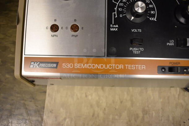 2 BK Precision 530 Semiconductor Tester. 13.5x10x3.5. 2 Times Your Bid! (Midtown 2: Room 105) - Image 4 of 5