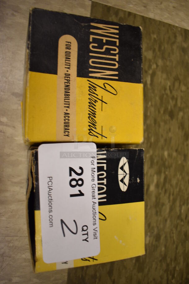 2 IN ORIGINAL BOX! Units; Microamperes Reader and Weston Sensitrol Relay. 3.5x3.5x2. 2 Times Your Bid! (Midtown 2: Room 105) - Image 4 of 4