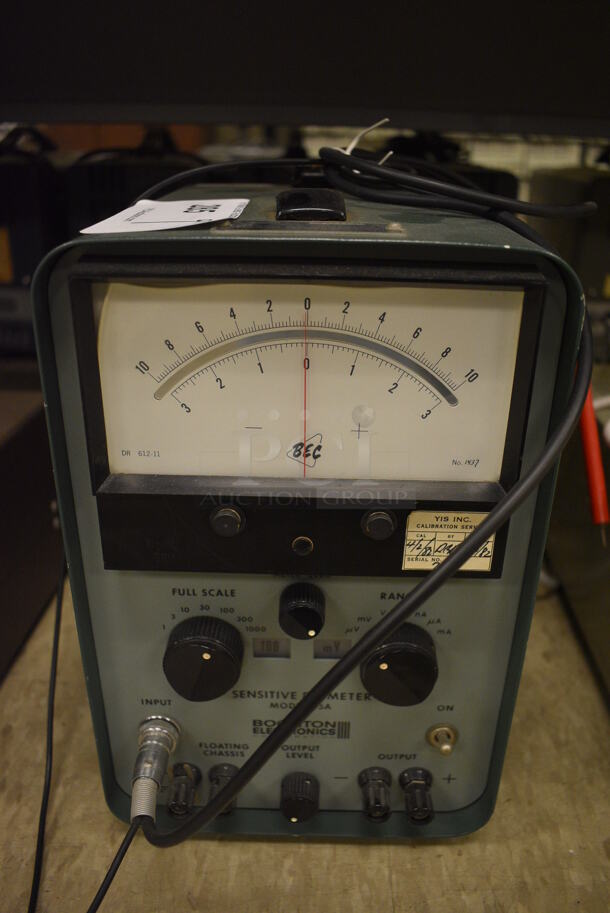 Boonton Model 95A Metal Sensitive DC Meter. 7x9.5x11. (Midtown 2: Room 105)