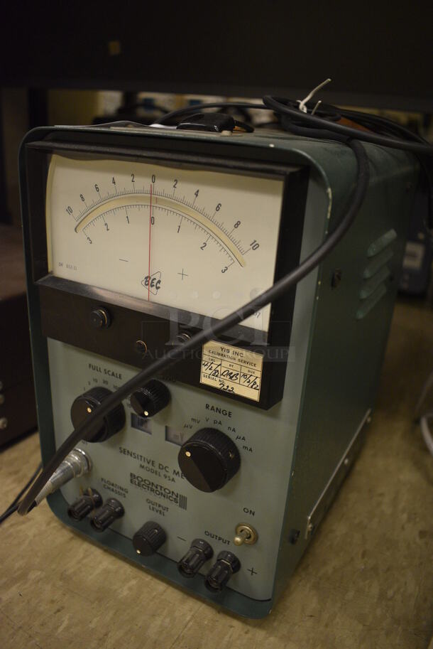 Boonton Model 95A Metal Sensitive DC Meter. 7x9.5x11. (Midtown 2: Room 105) - Image 2 of 5