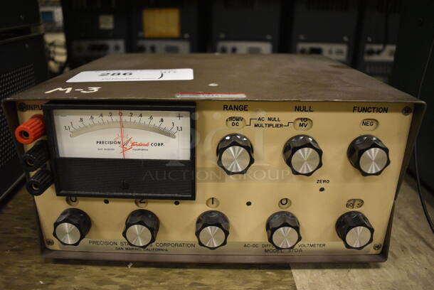 Precision Model 370A Differential Voltmeter. 11x10x6. (Midtown 2: Room 105)