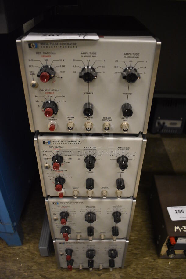 4 Hewlett Packard HP Model 8003A Pulse Generator. 8x11x6.5. 4 Times Your Bid! (Midtown 2: Room 105) - Image 1 of 5