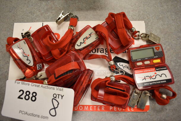 8 Pedometers. 2x1.5x1. 8 Times Your Bid! (Midtown 2: Room 105) - Image 3 of 4