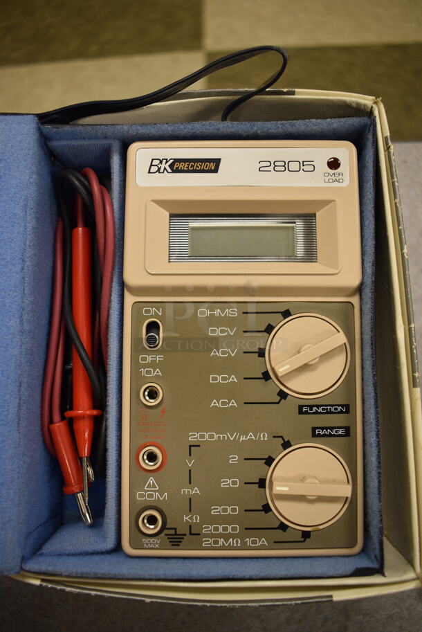 2 BK Precision Dynascan 2805 Digital Multimeter. 5.5x7x2. 2 Times Your Bid! (Midtown 2: Room 105) - Image 1 of 4