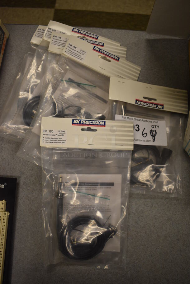 6 BRAND NEW! BK Precision PR150 Oscilloscope Probe Kit. 6 Times Your Bid. (Midtown 2: Room 105)