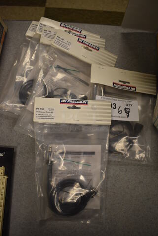 6 BRAND NEW! BK Precision PR150 Oscilloscope Probe Kit. 6 Times Your Bid. (Midtown 2: Room 105)