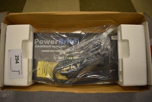 BRAND NEW IN BOX! PowerBrite Sampson Model PB9 Power Distributer and Rack Lite. 18x8x2. (Midtown 2: Room 105) - Image 3 of 6