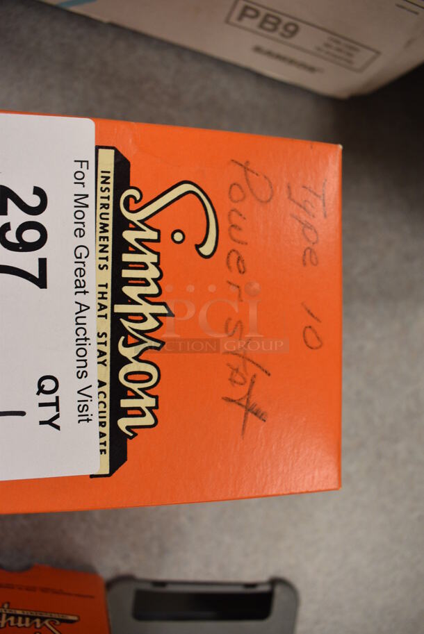BRAND NEW IN BOX! Simpson Type 10 Powerstat. 3x3x2.5. (Midtown 2: Room 105) - Image 5 of 6
