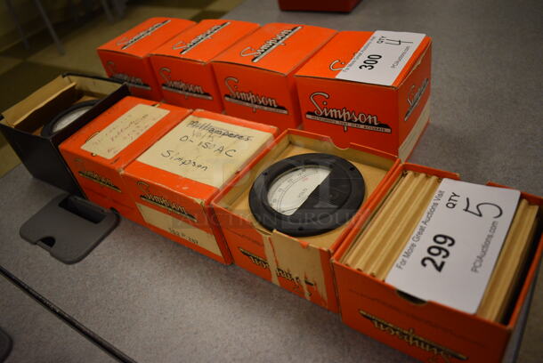 5 BRAND NEW IN BOX! Simpson Voltmeter. 3.5x3.5x2.5. 5 Times Your Bid! (Midtown 2: Room 105) - Image 3 of 4