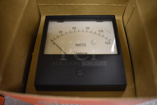 4 BRAND NEW IN BOX! Simpson Wattmeter. 3x3x3. 4 Times Your Bid! (Midtown 2: Room 105) - Image 2 of 4