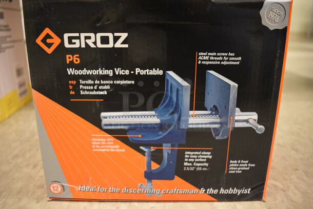 BRAND NEW IN BOX! Groz P6 Woodworking Vice. 6x8x6. (Midtown 2: Room 105) - Image 2 of 5