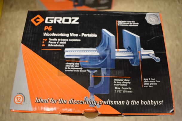 BRAND NEW IN BOX! Groz P6 Woodworking Vice. 6x8x6. (Midtown 2: Room 105) - Image 3 of 5