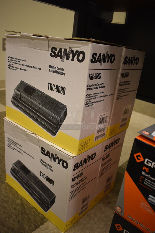 4 Sanyo Model TRC-8080 Standard Cassette Transcribing System. 11x6.5x2. 4 Times Your Bid! (Midtown 2: Room 105) - Image 3 of 4