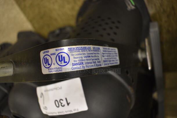 6 Altman E31501 Black Metal Stage Light Cans. 10x10x19. 6 Times Your Bid! (Midtown 2: Room 105) - Image 3 of 5