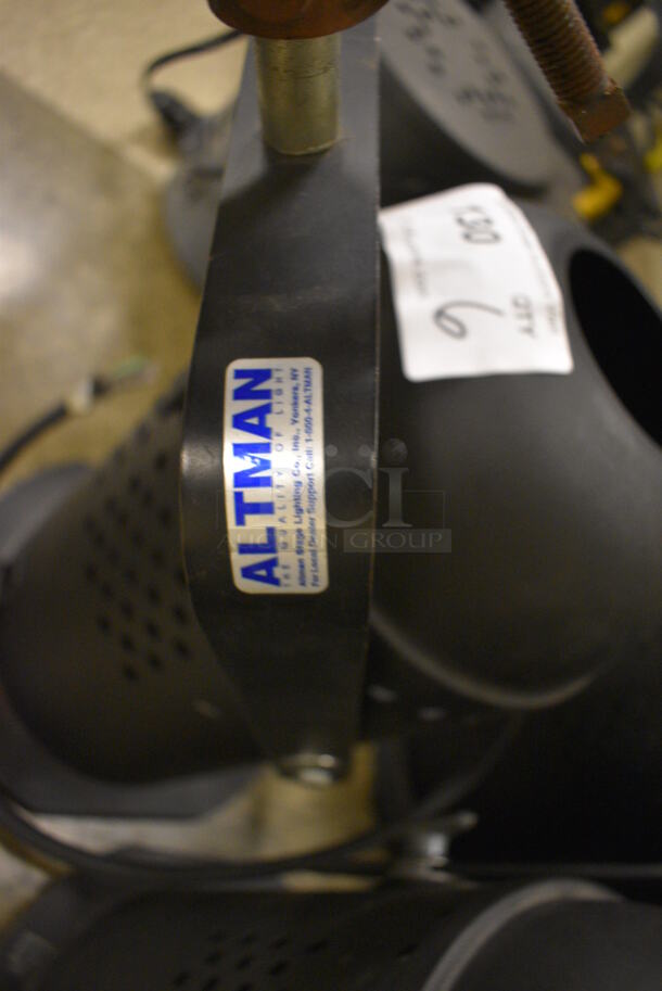 6 Altman E31501 Black Metal Stage Light Cans. 10x10x19. 6 Times Your Bid! (Midtown 2: Room 105) - Image 4 of 5