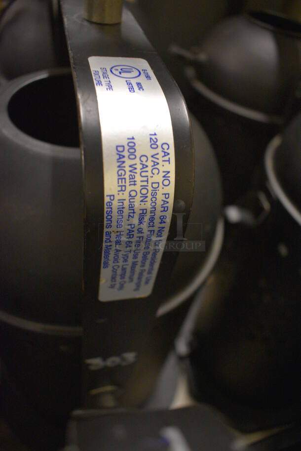 6 Altman E31501 Black Metal Stage Light Cans. 10x10x19. 6 Times Your Bid! (Midtown 2: Room 105) - Image 5 of 5