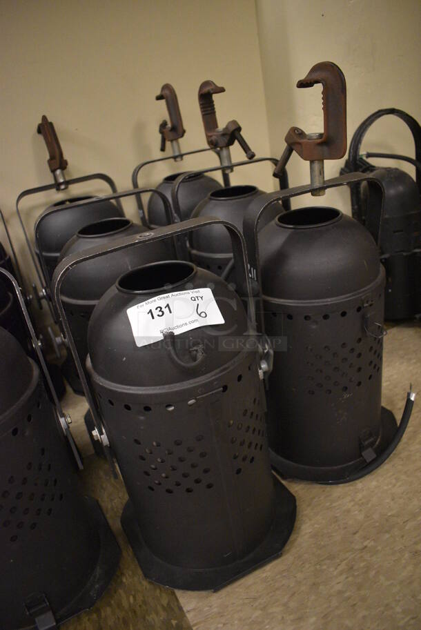 6 Altman E31501 Black Metal Stage Light Cans. 10x10x19. 6 Times Your Bid! (Midtown 2: Room 105) - Image 2 of 6