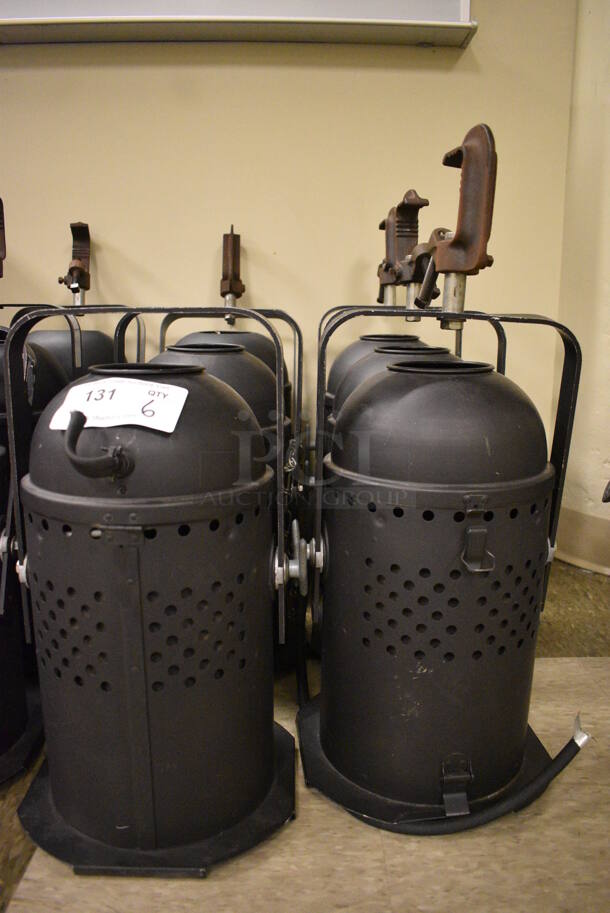 6 Altman E31501 Black Metal Stage Light Cans. 10x10x19. 6 Times Your Bid! (Midtown 2: Room 105) - Image 3 of 6