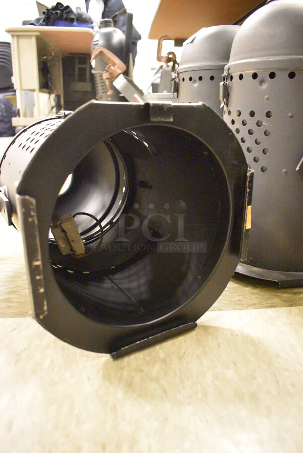 6 Altman E31501 Black Metal Stage Light Cans. 10x10x19. 6 Times Your Bid! (Midtown 2: Room 105) - Image 4 of 6