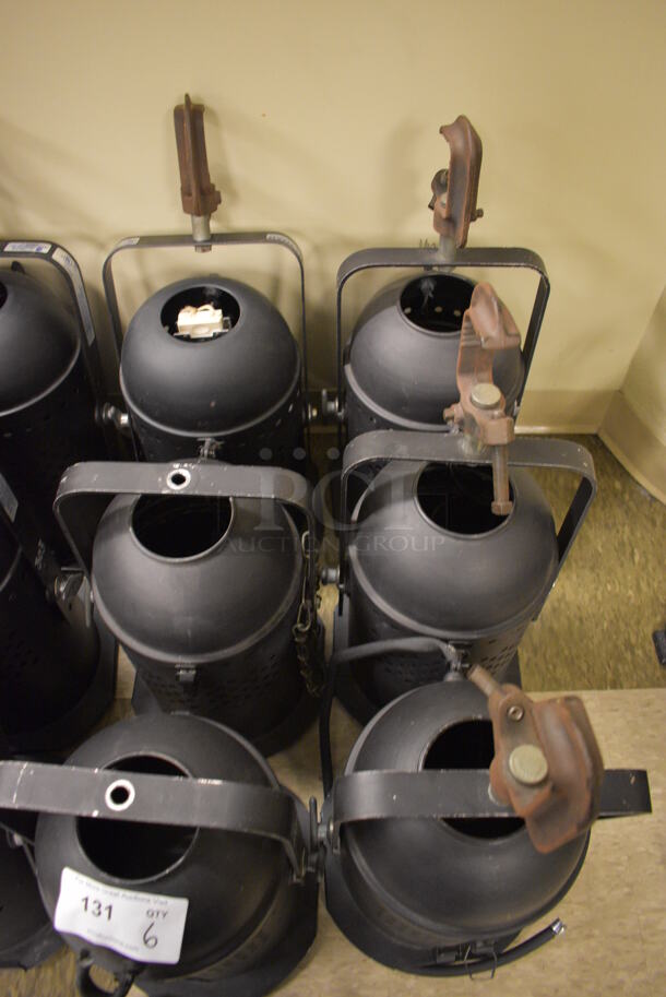 6 Altman E31501 Black Metal Stage Light Cans. 10x10x19. 6 Times Your Bid! (Midtown 2: Room 105) - Image 6 of 6