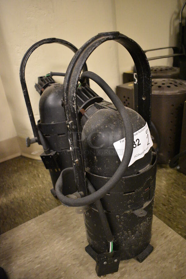 2 Century Strand Black Metal Stage Lights. 9x8x20. 2 Times Your Bid! (Midtown 2: Room 105) - Image 2 of 5