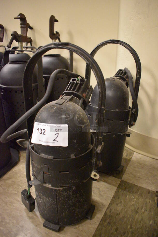 2 Century Strand Black Metal Stage Lights. 9x8x20. 2 Times Your Bid! (Midtown 2: Room 105) - Image 3 of 5