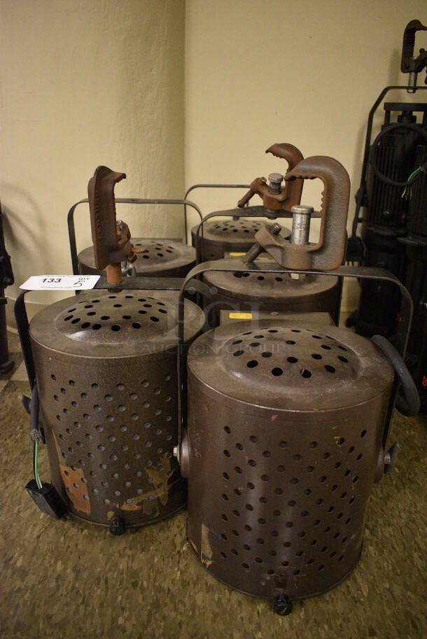 5 Brown Metal Stage Lights. 11x13x16. 5 Times Your Bid! (Midtown 2: Room 105) - Image 1 of 10
