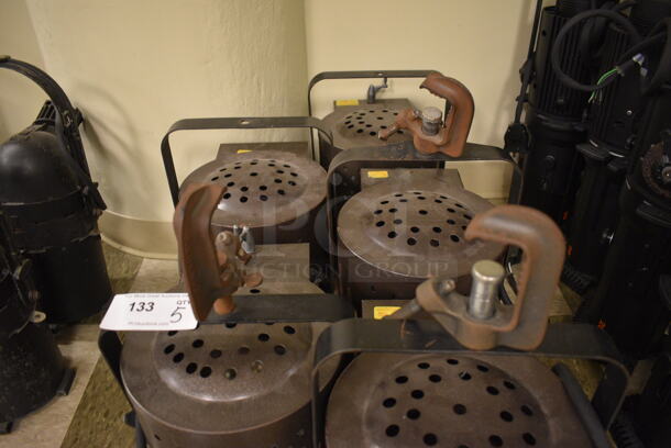5 Brown Metal Stage Lights. 11x13x16. 5 Times Your Bid! (Midtown 2: Room 105) - Image 4 of 10
