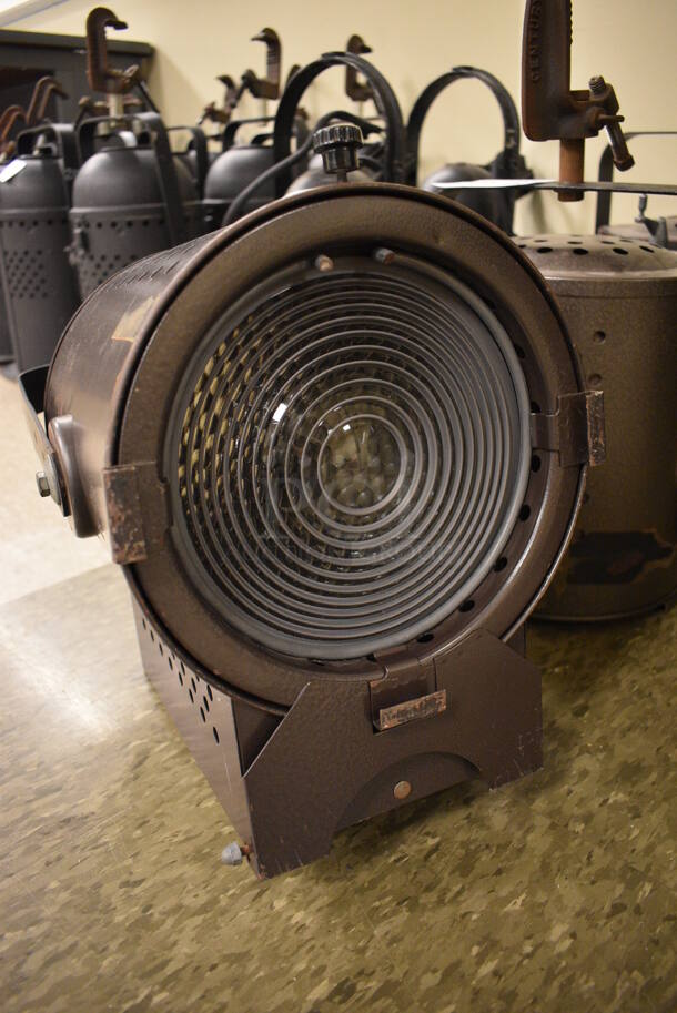5 Brown Metal Stage Lights. 11x13x16. 5 Times Your Bid! (Midtown 2: Room 105) - Image 5 of 10