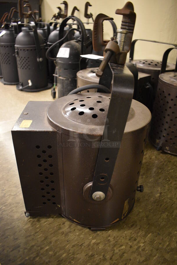 5 Brown Metal Stage Lights. 11x13x16. 5 Times Your Bid! (Midtown 2: Room 105) - Image 8 of 10